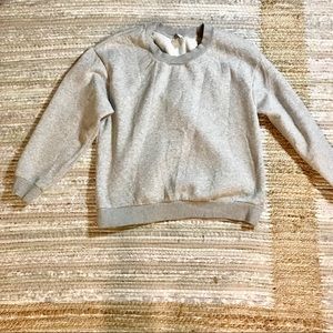 Basic grey crew neck  sweater